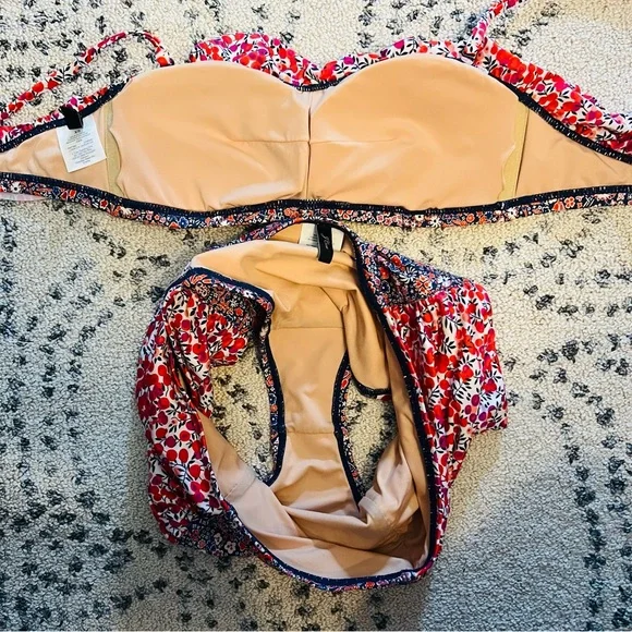 EUC JCrew Liberty bikini high waist too and bottom - Picture 7 of 7